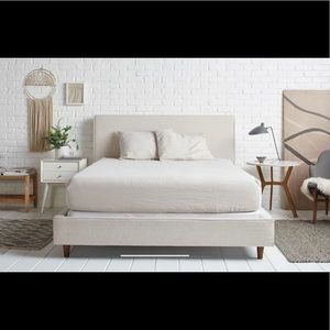 Parachute Full Fitted Linen Sheet in Bone